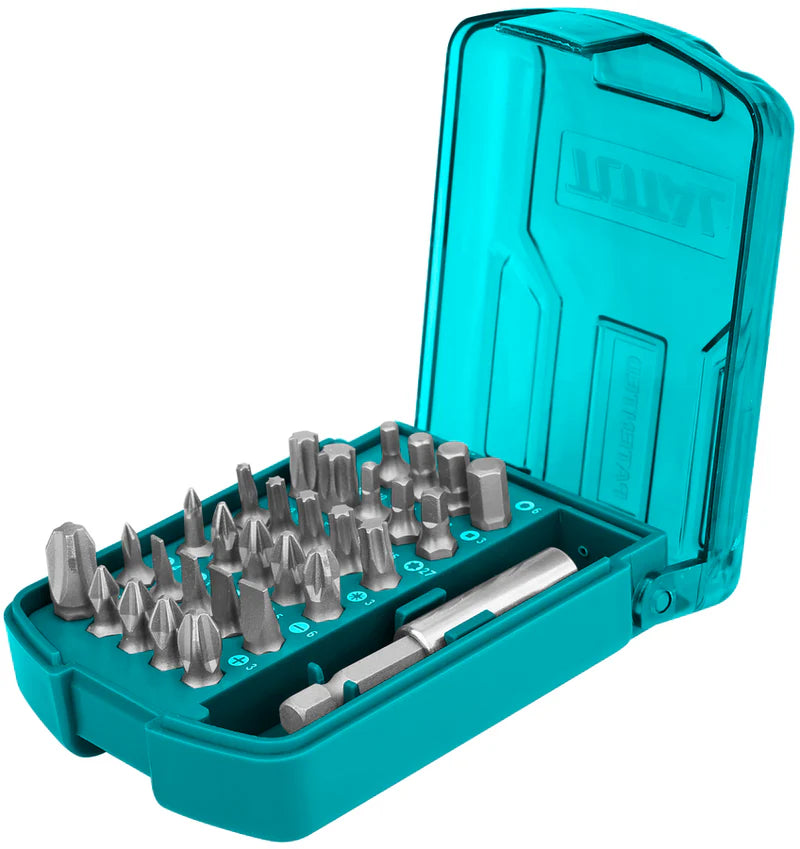 TOTAL TACSD10306 30 Pc Magnetic Screwdriver Bit Set Total